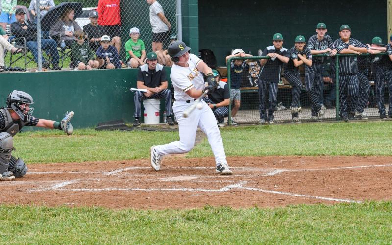 CHASE BLUE pictured at the plate. Photo by Extra Innings Photography Article Image Alt Text