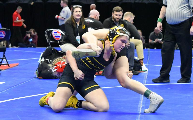 DORIE RICHARDSON clinched the state podium for the third time in her career. Photo by Will Johnson Article Image Alt Text