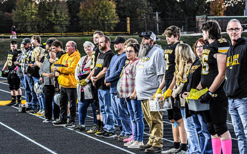 FOOTBALL SENIOR NIGHT. Article Image Alt Text