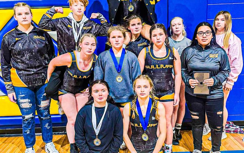 FIVE MEDALISTS: Jade Studdard, Dorie Richardson, Mariah Denney, Karen Dietzler and Sadie Altimus. Article Image Alt Text