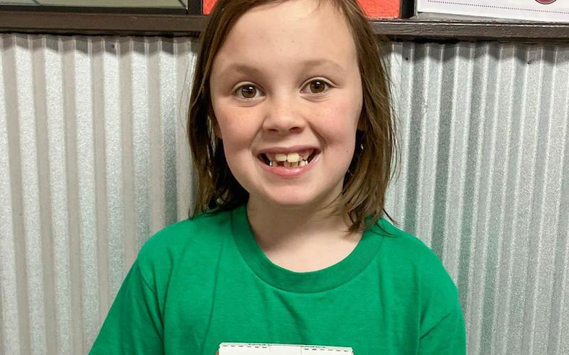 SOPHIA KOSARK rolled a high game of 194 in the recent Youth 9-Pin Tournament in Sullivan. She won a gift card from Imo’s Pizza. Submitted photo Article Image Alt Text