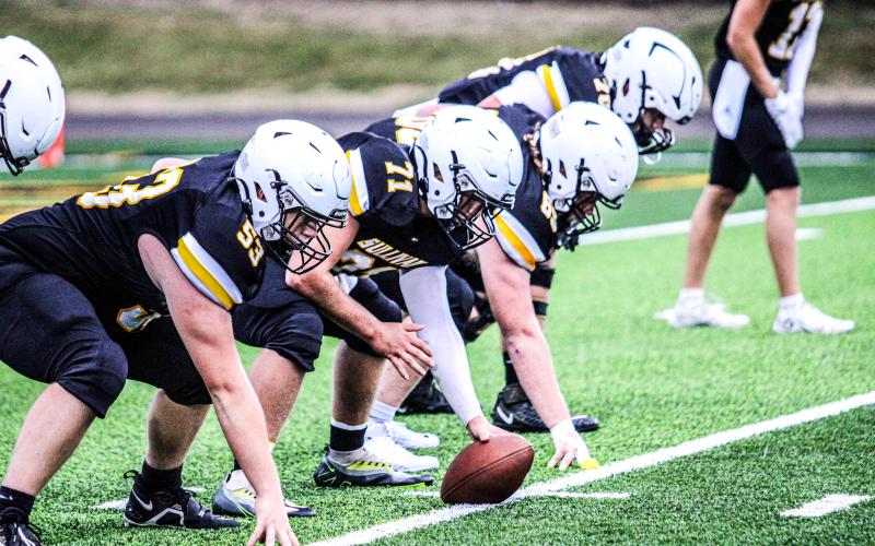 FRIDAY NIGHT LIGHTS. The Eagles are ready to retake the turf for 2024. Photo by Wyatt Hardy Article Image Alt Text