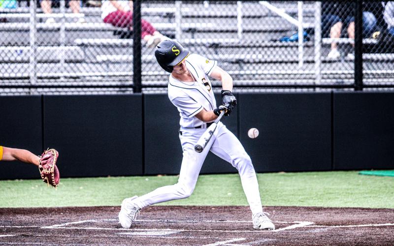 SETH VALLEY gets ready to launch the ball deep into the valley against Cuba. Photo by Wyatt Hardy Article Image Alt Text