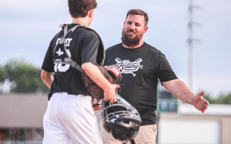 NO COMIN’ BACK. The Hitting Spot survived Jerry’s TV’s comeback to win 10-8. Photo by Wyatt Hardy Article Image Alt Text