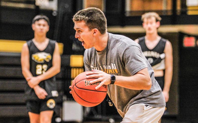 KOBE WANDS wants Sullivan to treat each game like a state championship. Photo by Wyatt Hardy Article Image Alt Text