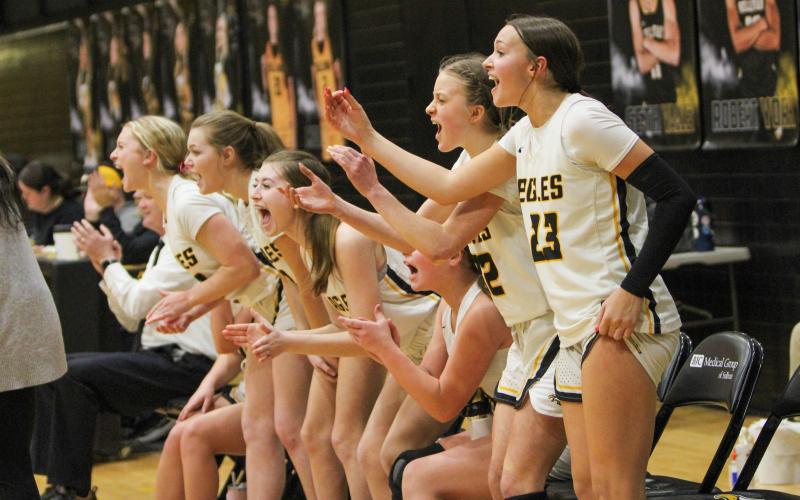 HIGH NOTE. Sullivan's junior varsity team finished the season with a 45-39 win over Washington. Photo by Wyatt Hardy Article Image Alt Text