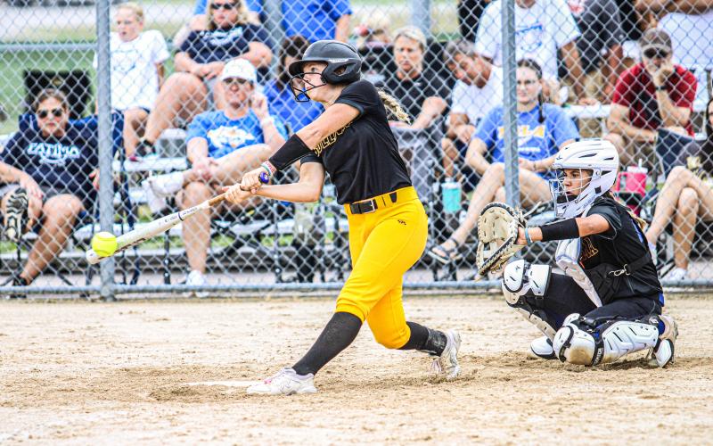 RAE CORWIN was a first-team all-district awardee. Photo by Wyatt Hardy Article Image Alt Text