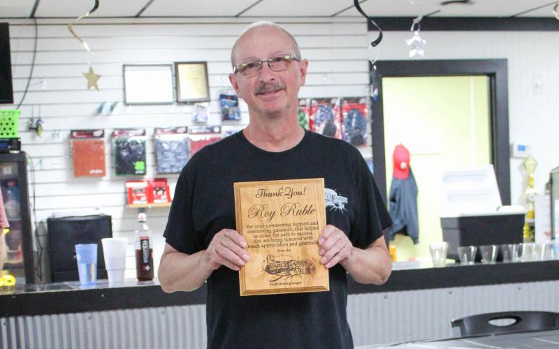 ROY RUBLE was awarded for his contributions. Photo by Wyatt Hardy Article Image Alt Text