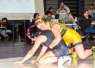 DORIE RICHARDSON was unbeatable on the mat, making her the champion of the 140-pound weight class at the Four Rivers Conference tournament in Pacific on Thursday, Jan. 11. Photo by Extra Innings Photography. Article Image Alt Text