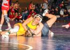 JADE STUDDARD clinched the top spot in the 135-pound weight class at the Four Rivers Conference tournament in Pacific on Thursday, Jan. 11. She will continue her wrestling career at William Woods University next year. Photo by Extra Innings Photography. Article Image Alt Text