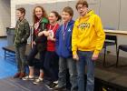 Hard work pays off with Third Place medals for St. Anthony's 6th graders.  