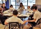 STUDENT COUNCIL sponsored a Seder Meal for the entire school.