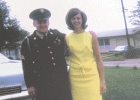 Snork and Betty in St. Louis while on leave in 1968.